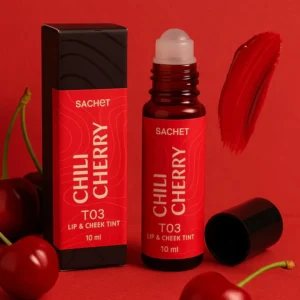 Chili Cherry Roller Lip and Cheek Tint - T03
